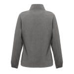 Pile da donna ad alta densità in poliestere 300g/m² con zip THC Gama color grigio scuro seconda vista