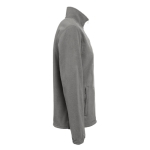 Pile da donna ad alta densità in poliestere 300g/m² con zip THC Gama color grigio scuro terza vista