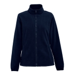 Pile da donna ad alta densità in poliestere 300g/m² con zip THC Gama color blu scuro prima vista