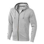Felpa uomo con cappuccio in cotone e poliestere 300 g/m² Elevate Life color grigio jeansato