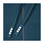 Felpa uomo con cappuccio in cotone e poliestere 300 g/m² Elevate Life color azzurro ciano seconda vista