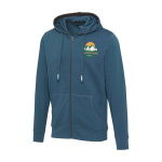 Felpa uomo con cappuccio in cotone e poliestere 300 g/m² Elevate Life vista con stampa serigrafica