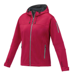 Giacca softshell da donna in jersey, TPU e pile 360 g/m² Elevate Life color rosso