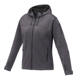 Giacca softshell da donna in jersey, TPU e pile 360 g/m² Elevate Life color grigio scuro