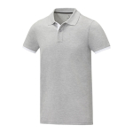Polo con dettaglio colorato in cotone 220 g/m² Elevate Life color grigio jeansato