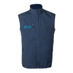 Gilet softshell impermeabile antivento Rpet 300 g/m² MKT Jandro vista area di stampa
