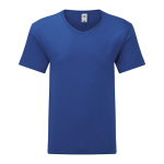 T-shirt con scollo a V in cotone pettinato da 140g/m² Fruit of the Loom