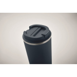 Bicchiere termico da asporto in acciaio con logo 510 ml Elegant XL color blu mare seconda vista fotografica