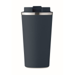 Bicchiere termico da asporto in acciaio con logo 510 ml Elegant XL color blu mare quinta vista