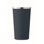 Bicchiere termico da asporto in acciaio con logo 510 ml Elegant XL color blu mare nona vista