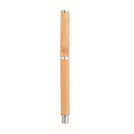 Roller in bambù con cappuccio e dettagli cromati inchiostro blu Bamboo color legno settima vista