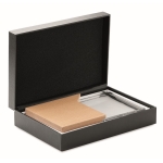 Trofeo personalizzato in cristallo con base in legno Commemorative color legno sesta vista