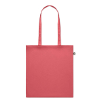 Colorate borse cotone personalizzate  140 g/m2 Recycled Cotton Colors color rosso sesta vista