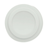 Bicchiere asporto doppio strato tappo antifuga 300ml TakeAway Minimal color bianco