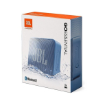 Casse bluetooth IPX7 personalizzate in quadricronomia JBL Go Essential color blu
