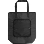 Borsa termica logo ripiegabile alluminio interno manici lunghi Fresh color nero seconda vista