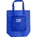Borsa termica logo ripiegabile alluminio interno manici lunghi Fresh color rosso quarta vista
