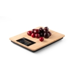 Bilancia da cucina digitale fino a 5 kg con finitura in legno Bake color naturale terza vista