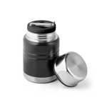 Thermos per alimenti da 500ml in acciaio con doppia parete Liquid To Go color nero prima vista