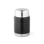 Thermos per alimenti da 500ml in acciaio con doppia parete Liquid To Go color nero