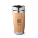 Bicchiere termico da viaggio in bambù e acciaio inossidabile Bamboo vista principale