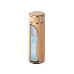 Thermos promozionali in acciaio e bambú con infusore 440ml Natura color naturale sesta vista