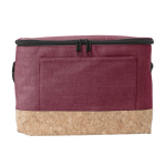 Borsa termica personalizzata base in sughero 12 lattine Exclusive color rosso prima vista