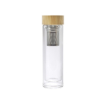 Borracce con infusore da personalizzare da 420ml TeaBoo XL color marrone terza vista