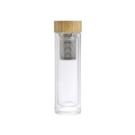 Borracce con infusore da personalizzare da 420ml TeaBoo XL color marrone quarta vista