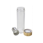Borracce con infusore da personalizzare da 420ml TeaBoo XL color marrone ottava vista