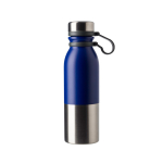 Borraccia promozionale in acciaio inossidabile 600ml DoubleTwist color blu prima vista