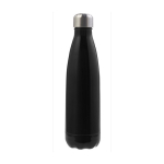 Borraccia con isolamento sottovuoto con tappo a vite 500ml Satin color nero prima vista