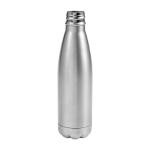 Borraccia con isolamento sottovuoto con tappo a vite 500ml Satin color argento terza vista