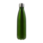 Borraccia in acciaio inox con tappo a vite argentato 650ml color verde prima vista