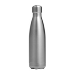 Borraccia in acciaio inox con tappo a vite argentato 650ml color argento prima vista