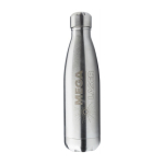 Borraccia in acciaio inox con tappo a vite argentato 650ml color argento quarta vista