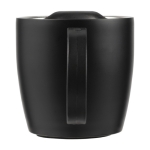 Tazza da viaggio in acciaio inox a doppia parete 350ml Antislip color nero prima vista