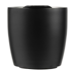 Tazza da viaggio in acciaio inox a doppia parete 350ml Antislip color nero terza vista