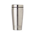 Bicchieri termici colorati personalizzati in acciaio 450ml Alu Color color argento prima vista