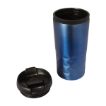 Bicchiere termico d'asporto con design geometrico 300ml Trilliant Colors color blu decima vista