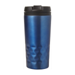 Bicchiere termico d'asporto con design geometrico 300ml Trilliant Colors color blu terza vista