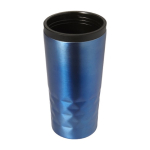 Bicchiere termico d'asporto con design geometrico 300ml Trilliant Colors color blu quarta vista