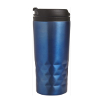 Bicchiere termico d'asporto con design geometrico 300ml Trilliant Colors color blu quinta vista