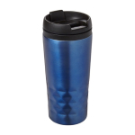 Bicchiere termico d'asporto con design geometrico 300ml Trilliant Colors color blu ottava vista