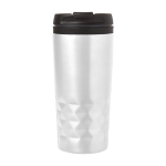Bicchiere termico d'asporto con design geometrico 300ml Trilliant Colors color bianco prima vista