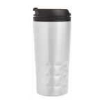 Bicchiere termico d'asporto con design geometrico 300ml Trilliant Colors color bianco terza vista