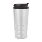 Bicchiere termico d'asporto con design geometrico 300ml Trilliant Colors color bianco quarta vista