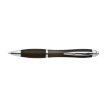 Penna a sfera in ABS con impugnatura in gomma inchiostro blu Color color nero prima vista