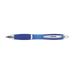 Penna a sfera in ABS con impugnatura in gomma inchiostro blu Color color blu prima vista