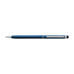 Penna sottile cromata con punta touch inchiostro blu Vip Thin color blu prima vista